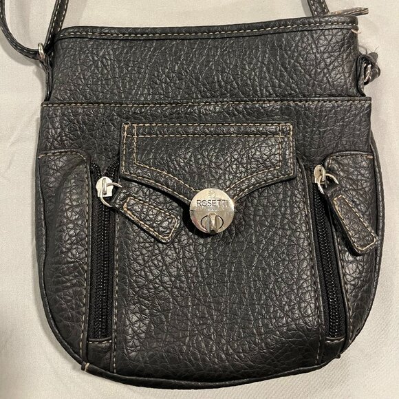 Rosetti Black Leather Purse - Picture 1 of 5
